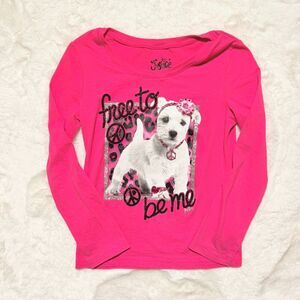 Justice Pink Dog longsleeve